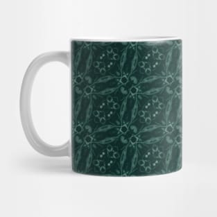 Different Green Pattern Mug